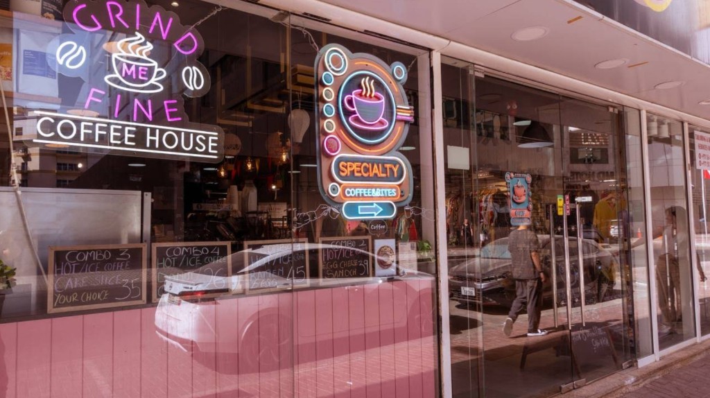 Grind Me Fine Coffee House daytime exterior